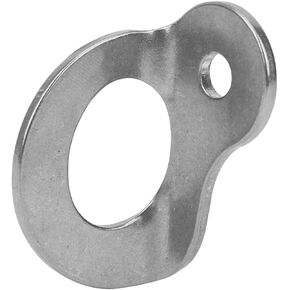 Keenso Stainless Steel Bolt Hanger, 2Pcs Mountain Climbing Bolt Hanger 304 Stainless Steel Outdoor Caving Protection