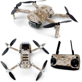 MightySkins Skin for DJI Mavic Mini Portable Drone Quadcopter - Desert Camo | Protective, Durable, and Unique Vinyl Decal wrap cover | Easy To Apply, Remove, and Change Styles | Made in the USA (DJMAVMIN-Desert Camo)