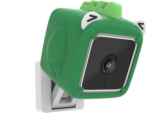 حافظة WYZE من السيليكون فقط Cam V3 Video Baby Monitor/ V3 Black /V3 Pro، مقاومة للماء/الغبار، حافظة/غطاء لكاميرا الأطفال الواقية من جميع النواحي (أخضر) (الجلد فقط) (عبوة واحدة) in Kuwait