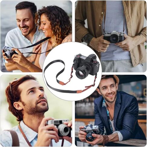 WADORN Camera Neck Straps, 52.8 Inch Adjustable Camera Shoulder Strap Quick Release DSLR Camera Strap in Saudi Arabia