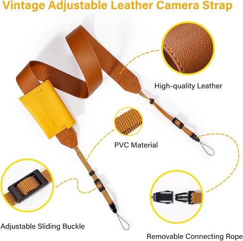 Camera Strap,Leather Camera Neck Strap for Sony in Saudi Arabia