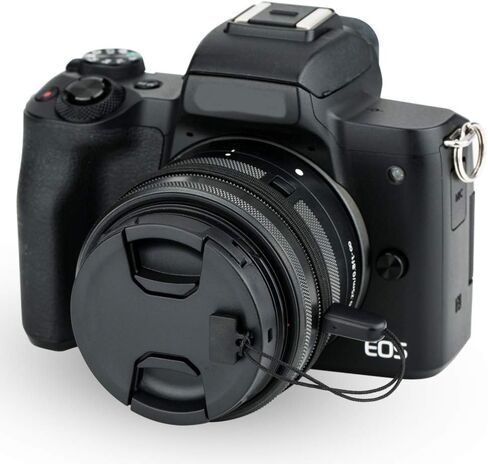 حزمة غطاء عدسة 62 مم، مجموعة من 3 أغطية عدسة شاملة مثبتة على المركز الأمامي لكاميرا Canon Nikon Sony Olympus DSLR + قلم تنظيف عدسة الكاميرا in Kuwait