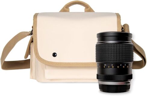 حقيبة كاميرا لكاميرات DSLR، حقيبة ظهر قماشية صغيرة، سعة كبيرة، أسود (كاكي، صغير) in Kuwait