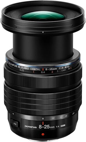عدسة OM Digital Solutions M.Zuiko Digital ED 8-25mm F4.0 PRO، أسود (متجدد) in Kuwait