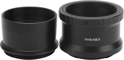 2-inch M48 TType Adapter, Matte Treatment to Avoid Reflected Light, Precise Hole Position, Protect The Lens, Sturdy and , for Sony E Mount Cameras in Saudi Arabia