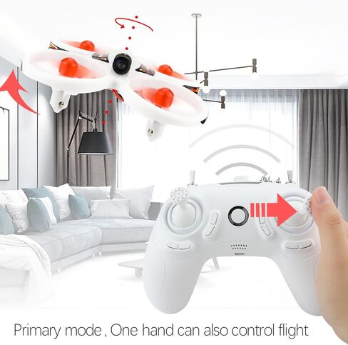 مجموعة EZ Easy Pilot RTF Drone FPV مثالية للمبتدئين، عملية بمفتاح واحد في الوقت الحقيقي FPV والملحقات الكاملة متضمنة in Kuwait