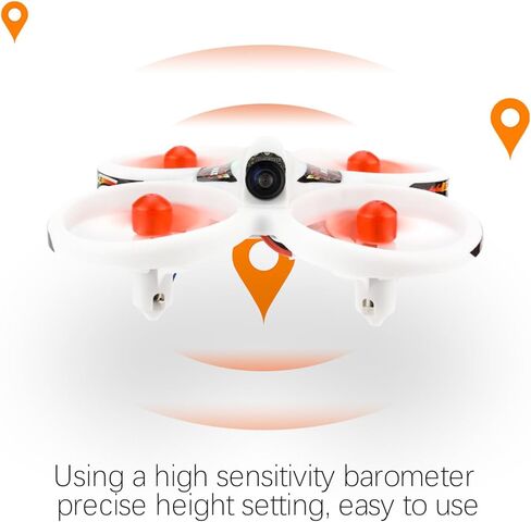 مجموعة EZ Easy Pilot RTF Drone FPV مثالية للمبتدئين، عملية بمفتاح واحد في الوقت الحقيقي FPV والملحقات الكاملة متضمنة in Kuwait