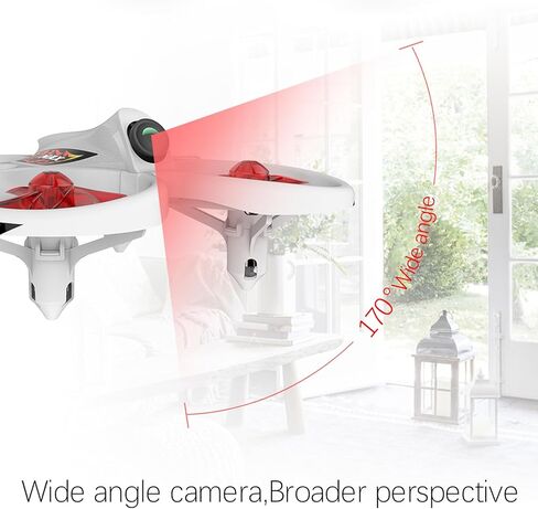 مجموعة EZ Easy Pilot RTF Drone FPV مثالية للمبتدئين، عملية بمفتاح واحد في الوقت الحقيقي FPV والملحقات الكاملة متضمنة in Kuwait