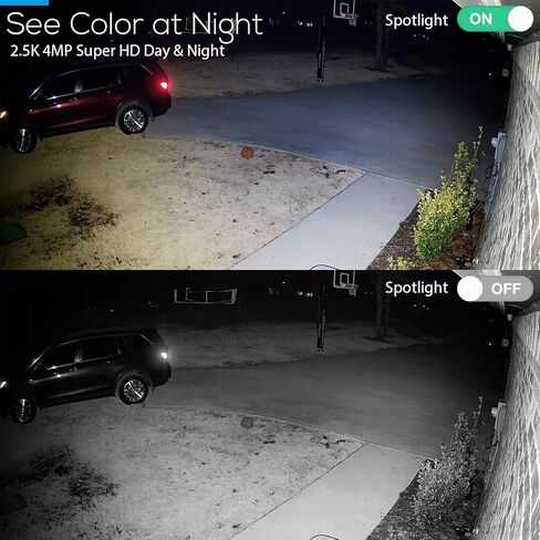 كيتيهوك كاميرا مراقبة خارجية تعمل بالطاقة الشمسية لاسلكية | كاميرا أمان لاسلكية بدقة 4 ميجابكسل FHD، تعمل بالطاقة الشمسية، كشف الذكاء الاصطناعي، رؤية ليلية ملونة، صوت ثنائي الاتجاه ومقاومة للطقس لأمن المنزل in Kuwait