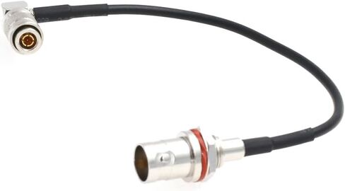 Camera Monitor 3G HD SDI Adapter Cable for Blackmagic Video Assist RG174/U 75 ohm (15cm, DIN 1.0/2.3 to Female BNC) in Kuwait