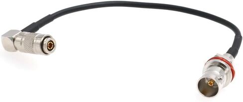 Camera Monitor 3G HD SDI Adapter Cable for Blackmagic Video Assist RG174/U 75 ohm (15cm, DIN 1.0/2.3 to Female BNC) in Kuwait