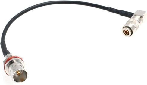 Camera Monitor 3G HD SDI Adapter Cable for Blackmagic Video Assist RG174/U 75 ohm (15cm, DIN 1.0/2.3 to Female BNC) in Kuwait