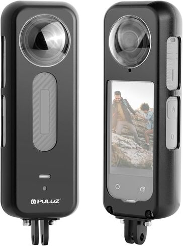 PULUZ Metal Protective Case for Insta360 X4, Metal Cage Rig Housing Frame with Lens Protector for Insta 360 X4 Aluminum Camera Frame Cage for Insta360 X4 Accessories in Kuwait