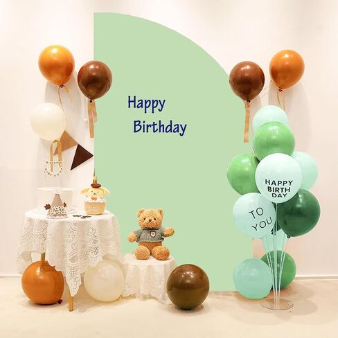 White Half Moon Arch Backdrop Stand Cover 6 FT Wedding Backdrop Arch Cover Spandex Fitting Balloon Chiara Backdrop Cover for Birthday Party Baby Shower Backdrop Decor (White, 3x6FT) in Saudi Arabia