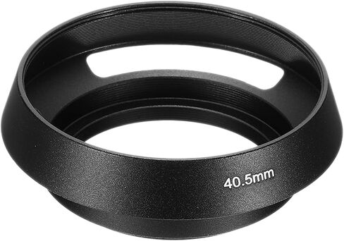PATIKIL 52mm Lens Hood, Standard Vented Matte Surface Anti-Reflective Inside Hollow Lens Hood for Universal Camera Lens, Black in Saudi Arabia