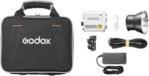 Godox ML60II Bi 60W 2800-6500K Ultra-Compact Handheld COB LED Video Light (White) in Saudi Arabia