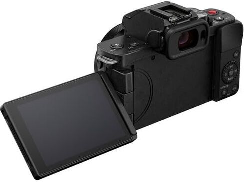 Panasonic Lumix G100D 4K Mirrorless Vlogging Camera for Video, Photography with 12-32mm Lens and G Vario 45-150mm, YouTube Vlogger Bundle with Flexible Tripod + Cleaning Kit + Vlog Accessories in Saudi Arabia
