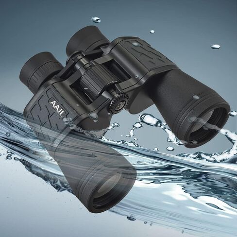 10x50 Binoculars with Clear Low Light Vision, HD Professional Waterproof Fogproof Binoculars for Adults, Durable and Clear FMC BAK4 Prism Lens, for Birds Watching Hunting,Traveling,Stargazing AAJI in Saudi Arabia