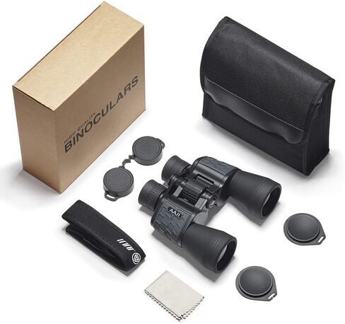 10x50 Binoculars with Clear Low Light Vision, HD Professional Waterproof Fogproof Binoculars for Adults, Durable and Clear FMC BAK4 Prism Lens, for Birds Watching Hunting,Traveling,Stargazing AAJI in Saudi Arabia