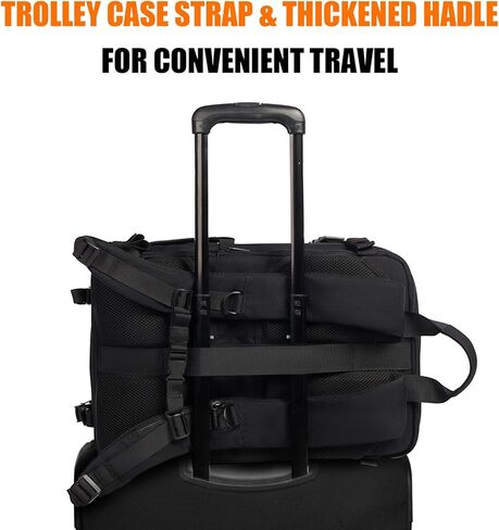 حقيبة ظهر للكاميرا ذات نمطية كبيرة وقابلة للتطوير من Cwatcun، حقيبة كاميرا للتصوير الفوتوغرافي مع حزام ثلاثي القوائم لحجرة الكمبيوتر المحمول مقاس 15.6 بوصة لكاميرا Canon Nikon Sony SLR DSLR، عدسة in Kuwait