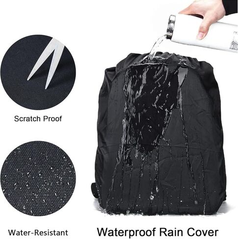 حقيبة ظهر للكاميرا ذات نمطية كبيرة وقابلة للتطوير من Cwatcun، حقيبة كاميرا للتصوير الفوتوغرافي مع حزام ثلاثي القوائم لحجرة الكمبيوتر المحمول مقاس 15.6 بوصة لكاميرا Canon Nikon Sony SLR DSLR، عدسة in Kuwait