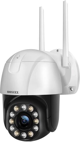 OOSSXX (لاسلكي وPoE) نظام كاميرا أمان خارجية WiFi PTZ كاميرات لاسلكية بدقة 5 ميجابكسل in Kuwait