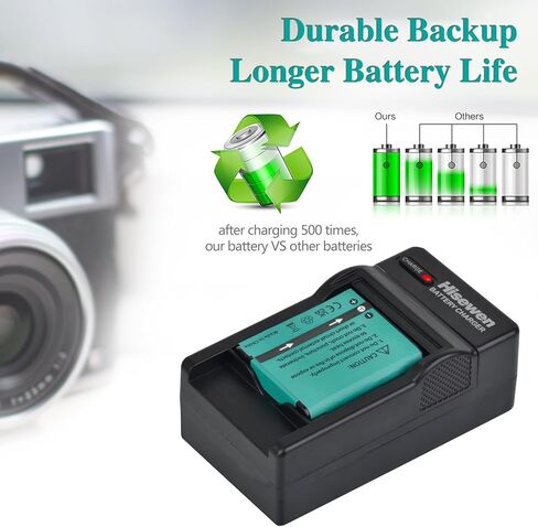 Hisewen 2 حزمة بطارية وشاحن LI-50B Li50b لأوليمبوس SZ-10 SZ-12 SZ-15 SZ-16 HIS SZ-20 SZ-30MR SZ31MR iHS TG-610 TG-630 HIS TG-810 TG-820 TG-830 TG -860 له in Kuwait