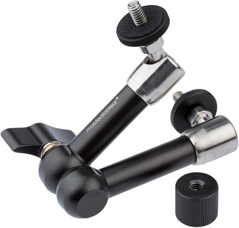 ذراع تمديد الاحتكاك السحري المتغير ProMediaGear A12 مقاس 7 بوصات مع محول 1/4 بوصة -20 ذكر إلى أنثى in Kuwait