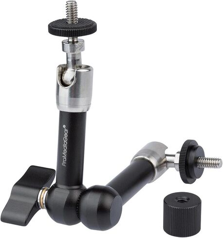 ذراع تمديد الاحتكاك السحري المتغير ProMediaGear A12 مقاس 7 بوصات مع محول 1/4 بوصة -20 ذكر إلى أنثى in Kuwait