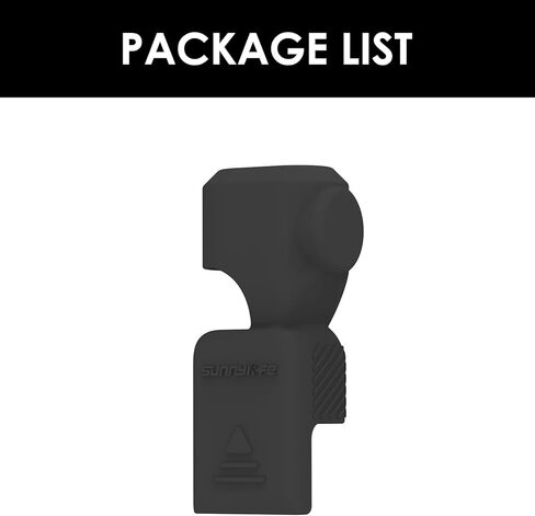 CAPART Silicone Protective Cover for DJI OSMO Pocket 3, Gimbal Lens Screen Protector, Thick and Hard (Black) in Saudi Arabia