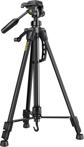 حامل ثلاثي Fanttik DT1، حامل ثلاثي مستوى الليزر مع رأس مقلاة مرنة ثلاثية الاتجاهات، لوحة تحرير سريعة مع حامل برغي 1/4"-20 ومستوى الفقاعات، لأدوات القياس والكاميرات in Kuwait