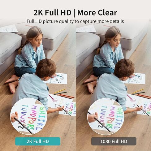 Security Camera Light Bulb, 360° Wi-Fi Security Cameras Wireless Outdoor/Indoor for Home, Color Night Vision, Motion& Alerts, SD&Cloud Storage in Saudi Arabia