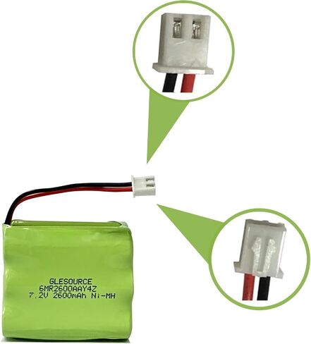 XUNTU 7.2V Backup Battery Compatible for 2Gig BATT1X BATT2X BATT1 GC2 2GIG-CNTRL2 2GIG-CP2 GCKIT311 Alarm System Battery, 2Gig 228844 Go Control Panel Security System Alarm (1 Pack) in Saudi Arabia
