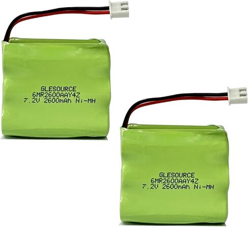 XUNTU 7.2V Backup Battery Compatible for 2Gig BATT1X BATT2X BATT1 GC2 2GIG-CNTRL2 2GIG-CP2 GCKIT311 Alarm System Battery, 2Gig 228844 Go Control Panel Security System Alarm (1 Pack) in Saudi Arabia