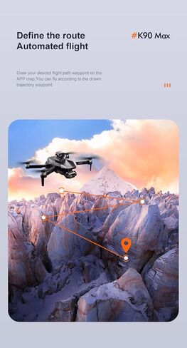 طائرة بدون طيار K90 MAX 5G WiFi 4K HD كاميرا احترافية لتجنب العوائق 360 درجة محرك بدون فرشاة وقت الطيران 28 دقيقة طائرة بدون طيار in Kuwait