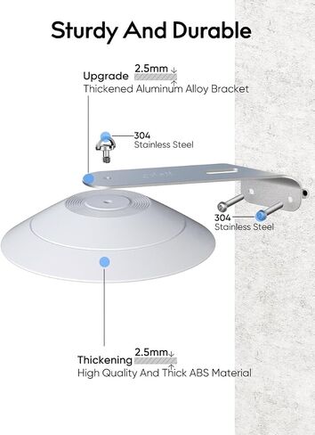 2 Pack Outside Corner Wall Mount Bracket and Weatherproof Cover Accessories for WYZE Cam Pan V3 (White,Camera not Included) in Saudi Arabia