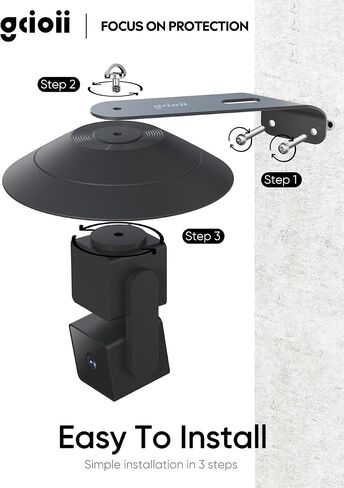 2 Pack Outside Corner Wall Mount Bracket and Weatherproof Cover Accessories for WYZE Cam Pan V3 (White,Camera not Included) in Saudi Arabia