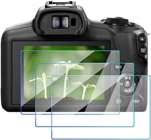 واقي شاشة من الزجاج المقوى R100 R10 متوافق مع كاميرا Canon R100 R10، FANZR 0.3 مم صلابة 9H مضادة للخدش (3 عبوات) in Saudi Arabia