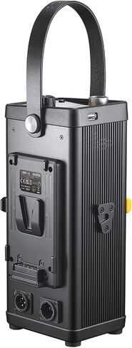 Godox M300D LED Video Light, KNOWLED Vdier Light, MAX 330W 5600K 100000LUX CRI 96+ TLCI 97+, Built-in 12 FX Effects for Film, Portrait, Wedding, Outdoor Shooting, YouTube Videos in Saudi Arabia