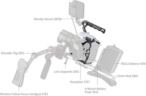 SmallRig Basic Cage Kit for Blackmagic Design Cinema 6K - 4574 in Kuwait
