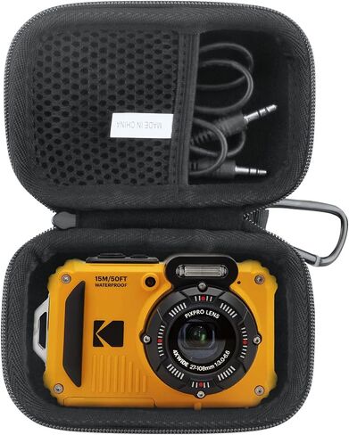 Hard EVA Carrying Case Compatible with for Kodak PIXPRO WPZ2 Rugged Waterproof Digital Camera Case (black) in Saudi Arabia
