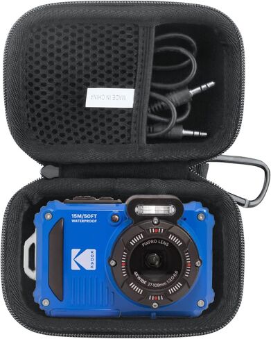 Hard EVA Carrying Case Compatible with for Kodak PIXPRO WPZ2 Rugged Waterproof Digital Camera Case (black) in Saudi Arabia