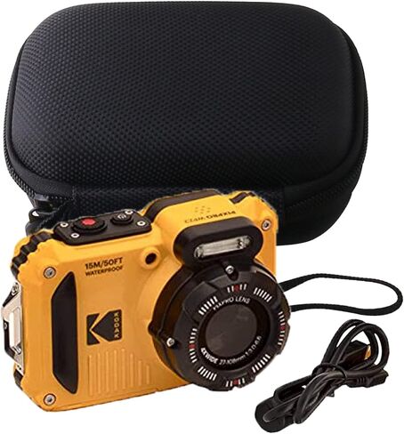 Hard EVA Carrying Case Compatible with for Kodak PIXPRO WPZ2 Rugged Waterproof Digital Camera Case (black) in Saudi Arabia
