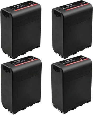 Kastar NP-F990EXP Battery 4-Pack Replacement for Atomos Battery Atomos Shogun Flame, Atomos Shogun Inferno, Atomos Ninja Inferno Recording Monitor, Z Cam E2-F8 Full-Frame 8K Cinema Camera in Saudi Arabia