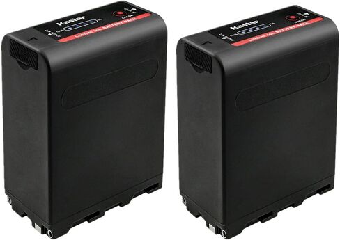 Kastar NP-F990EXP Battery 4-Pack Replacement for Atomos Battery Atomos Shogun Flame, Atomos Shogun Inferno, Atomos Ninja Inferno Recording Monitor, Z Cam E2-F8 Full-Frame 8K Cinema Camera in Saudi Arabia