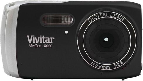 كاميرا رقمية Vivitar VX020-BLACK-SOL بدقة 10.1 ميجابكسل مع شاشة LCD مقاس 2 بوصة (أسود) in Saudi Arabia