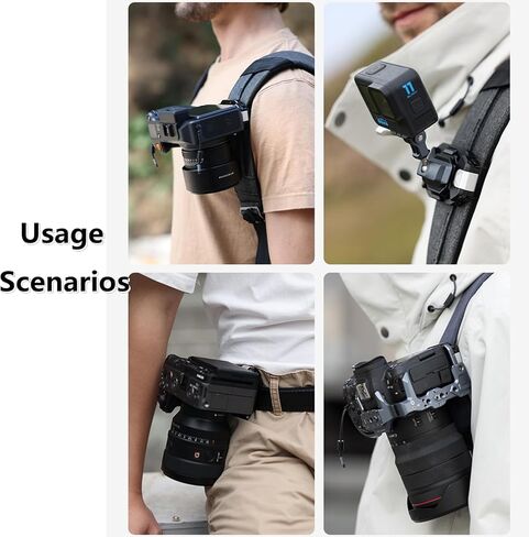 Falcam F38 Camera Quick Release Plate, Camera Shoulder Strap Mount Plate, Quick Release Base Mount for Backpack Strap,Capture Camera Clip for Camera to Shoulder (Quick Release Base Plate Only) in Saudi Arabia