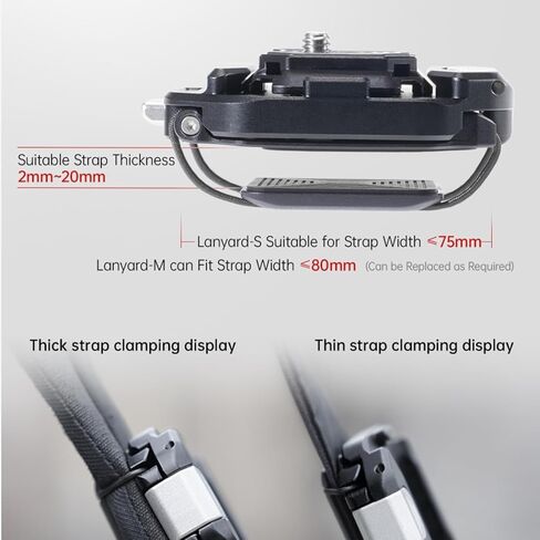 Falcam F38 Camera Quick Release Plate, Camera Shoulder Strap Mount Plate, Quick Release Base Mount for Backpack Strap,Capture Camera Clip for Camera to Shoulder (Quick Release Base Plate Only) in Saudi Arabia