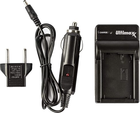 Ultimaxx AC/DC Charger for NP-BX1 Model Batteries Used with Sony Cyber-Shot M8, DSC-HX80, HX90V, HX95, HX99, HX350, RX1, RX1R II, RX100, DSC-RX100 II FDR-X3000, HDR-AS50, HDR-300 ,V/VII,ZV-1 in Saudi Arabia