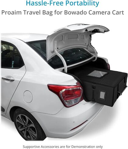حقيبة سفر PROAIM عربة كاميرا Bowado. يحمي العربة من الضربات والخدوش. حقيبة تخزين بمقابض وجيوب، عجلات قوية للتدحرج (CT-BWDO-36BG) in Saudi Arabia